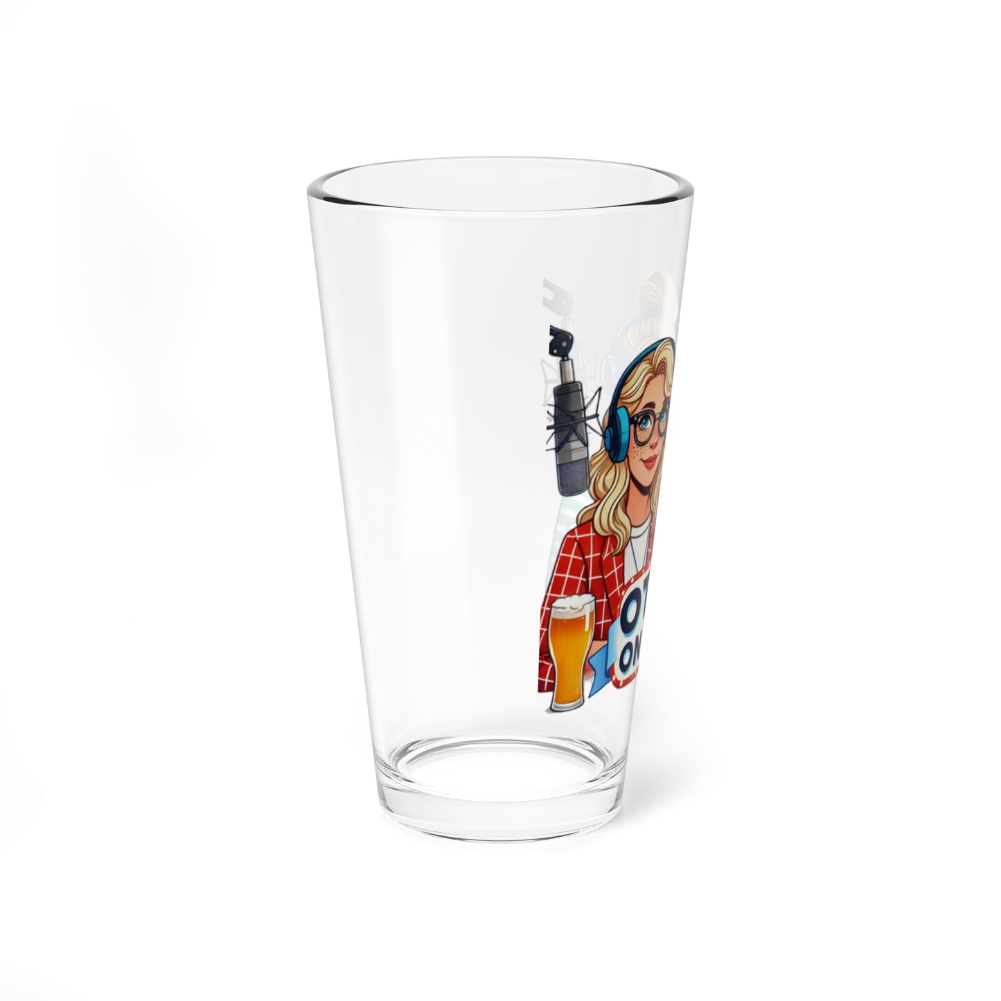 Raise a Glass to OTTBs – OTTB on Tap Podcast Pint Glass