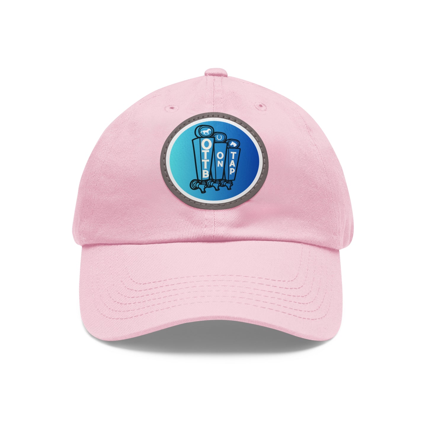 OTTB on Tap Official Logo Baseball Cap with Faux Leather Patch