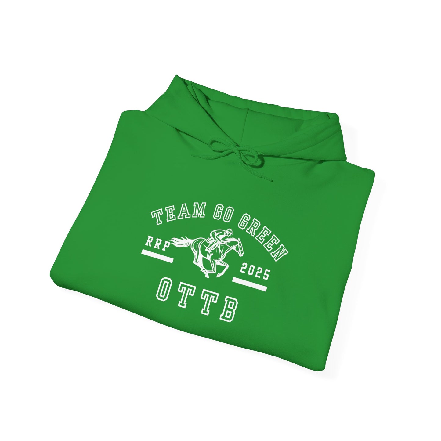 Team Go Green OTTB RRP Makeover Hoodie – Unisex Irish Green Sweatshirt