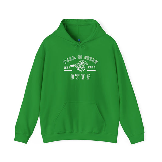 Team Go Green OTTB RRP Makeover Hoodie – Unisex Irish Green Sweatshirt
