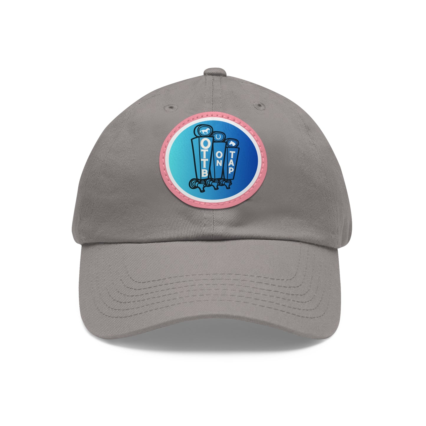 OTTB on Tap Official Logo Baseball Cap with Faux Leather Patch