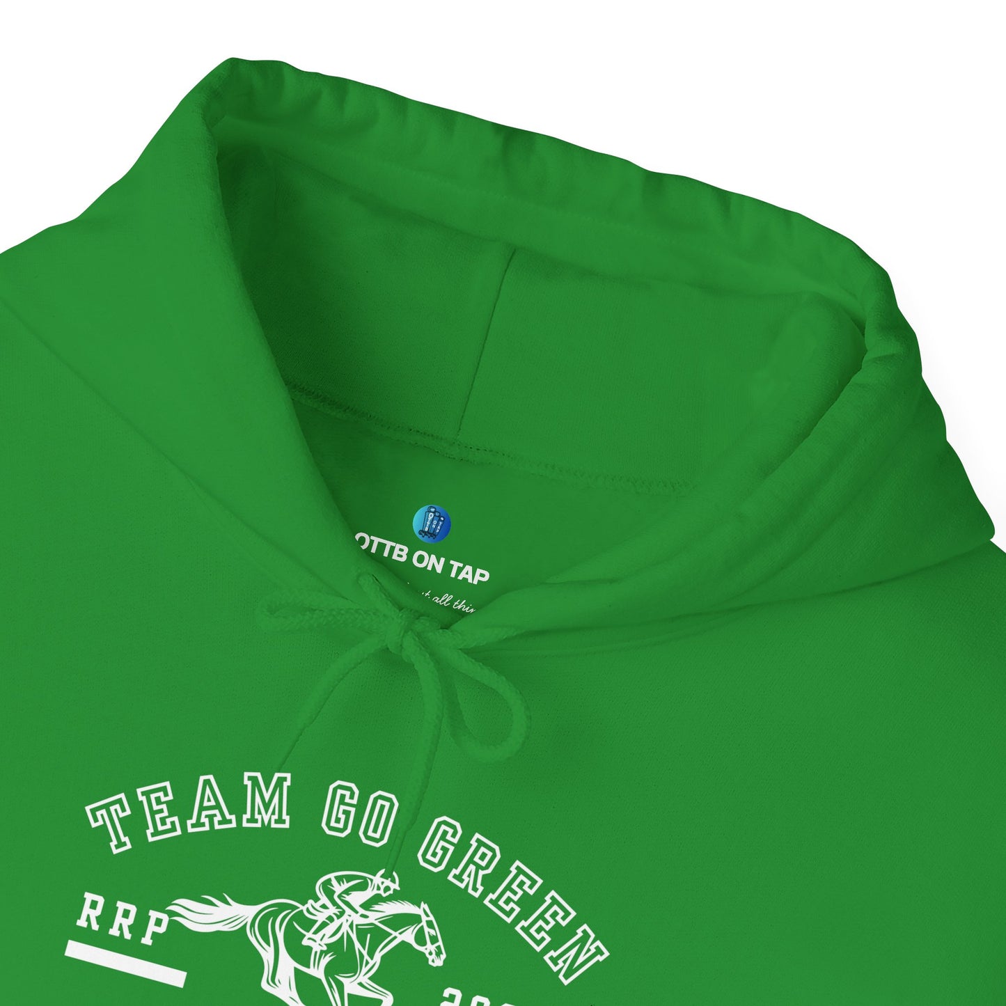 Team Go Green OTTB RRP Makeover Hoodie – Unisex Irish Green Sweatshirt